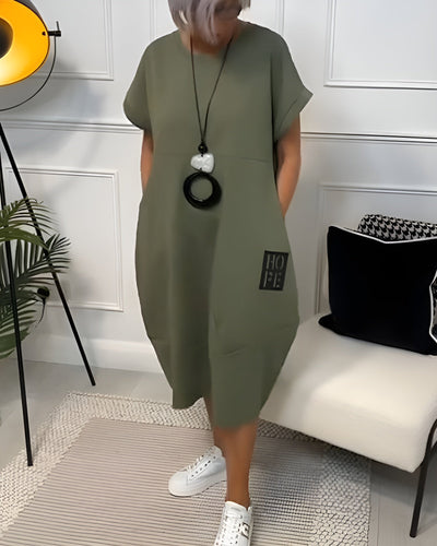Cleo - Stylish Short Sleeved Dress