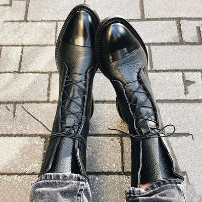 VERRÉ™ | ÉLÉGANTES BOTTES EN CUIR DE LUXE POUR FEMMES