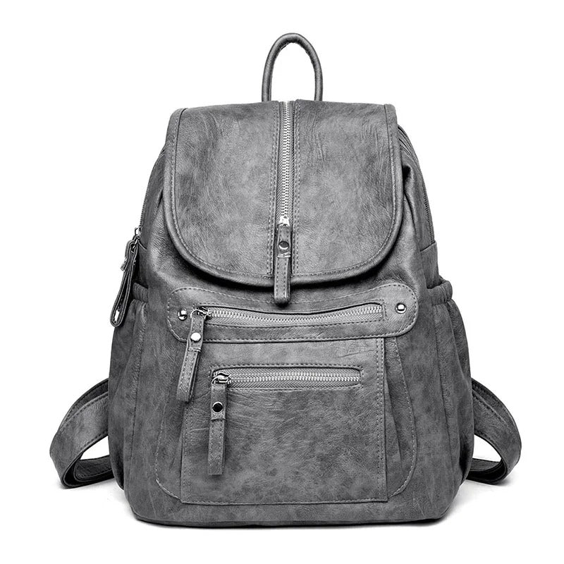 Alicia | Comfortable and Lightweight Leather Backpack