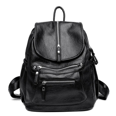 Alicia | Comfortable and Lightweight Leather Backpack