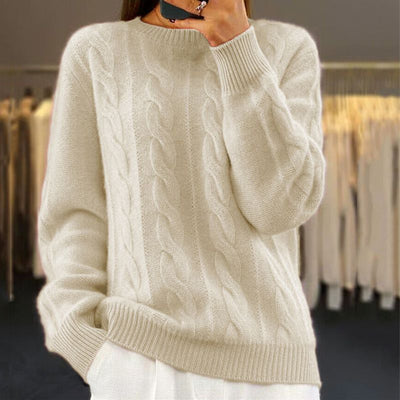 IVORYNEST™ | PULL CLASSIQUE À TORSADES